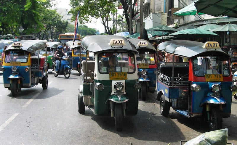 Tuktuk en Bangkok