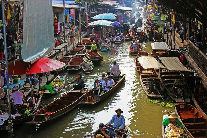 Mercado Flotante de Bangkok