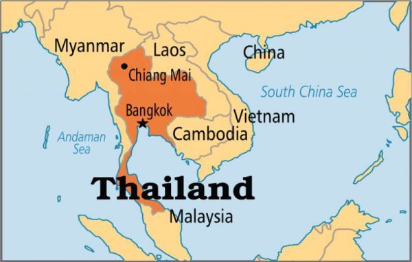 Donde esta Tailandia