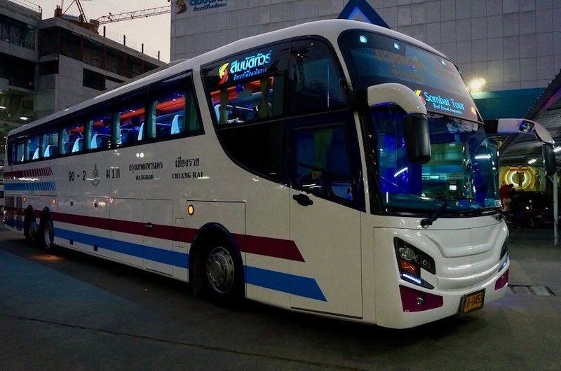 transporte en Tailandia Autobus