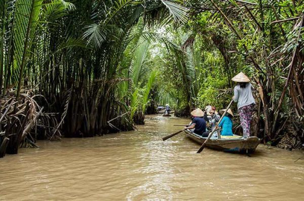 Paseo los canales Delta del Mekong