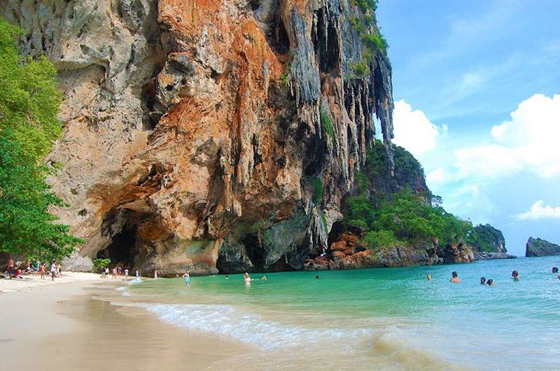 Playa de Tailandia Phra Nang en Railay